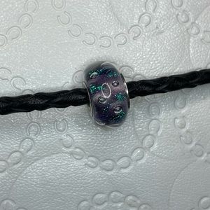 Chamilia Purple/Blue Murano Glass Bead Charm